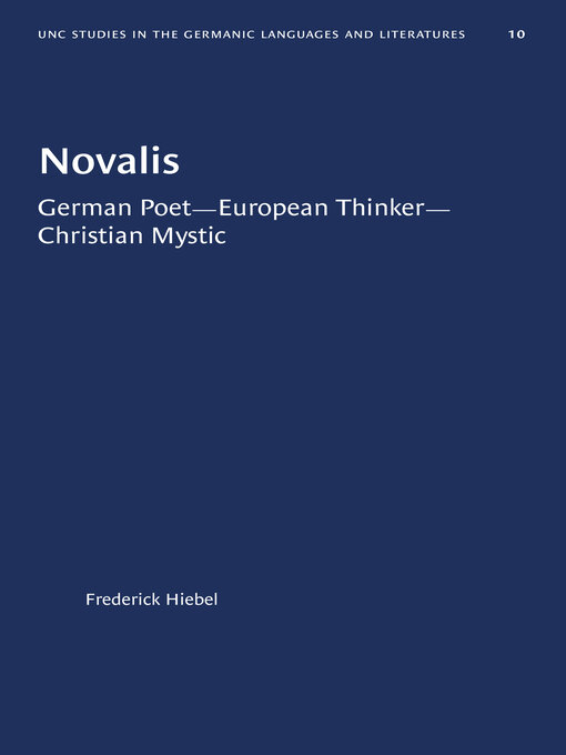 Title details for Novalis by Frederick Hiebel - Available